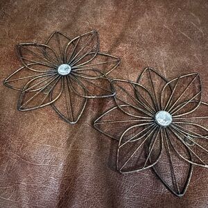 Metal Flower Wall Decor